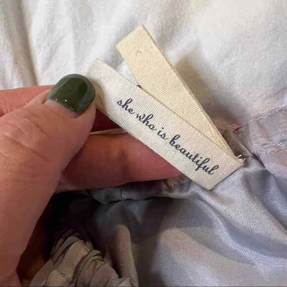 Maeve for Anthropologie Strapless watercolor Dress size 0 - Picture 6 of 15